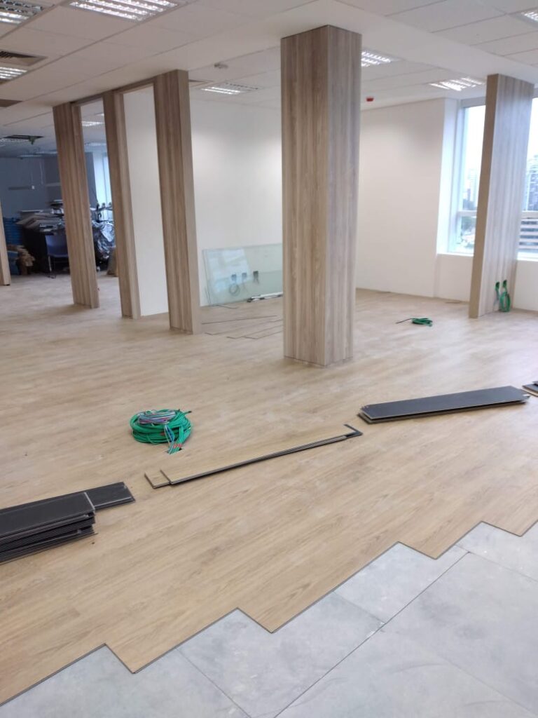 Instalação de piso laminado