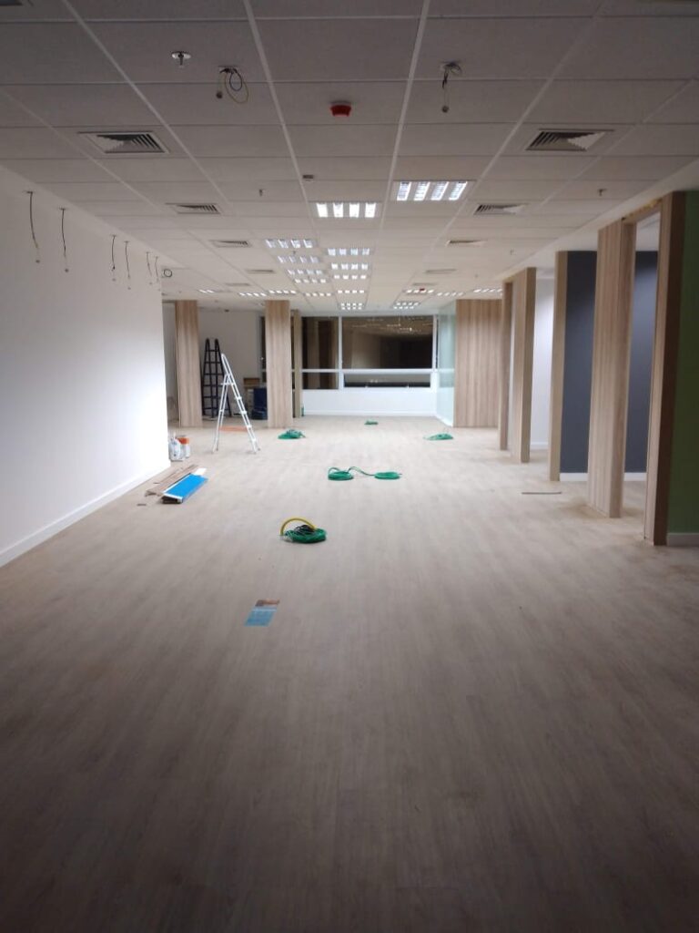 Instalação de piso laminado