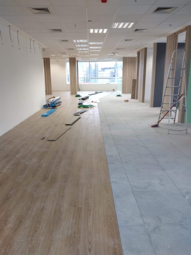 Instalação de piso laminado